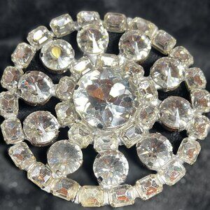 Stunning Large Adjustable Silver Ring – 3 Inches